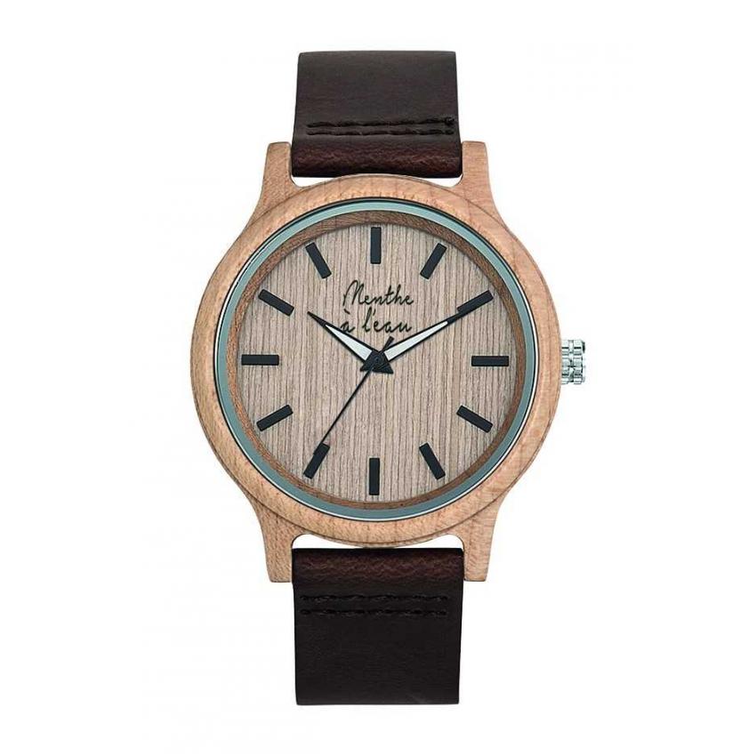 L'Erable et cuir marron