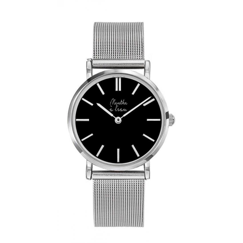 La Milanaise chromée fond noir F