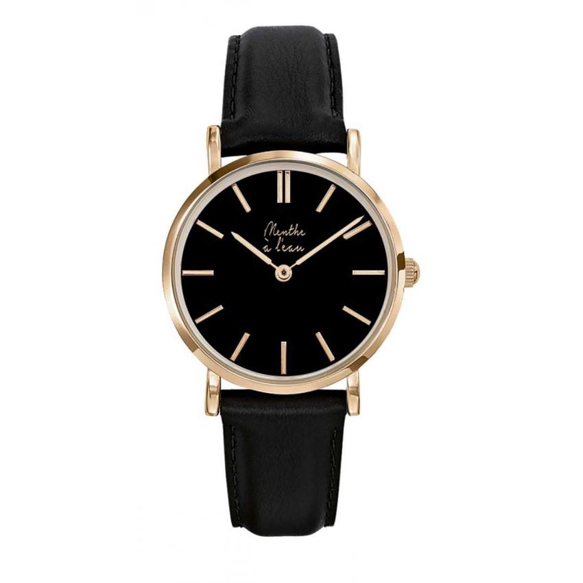 La Véritable cuir noir fond noir F