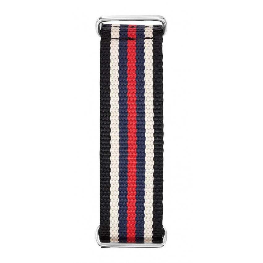bracelet Homme SILVER noir beige bleu rouge