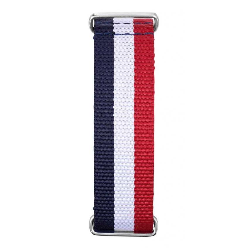 bracelet Homme SILVER bleu blanc rouge