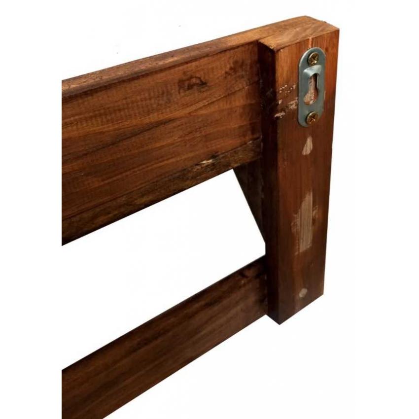 Etagère murale rustique foncée