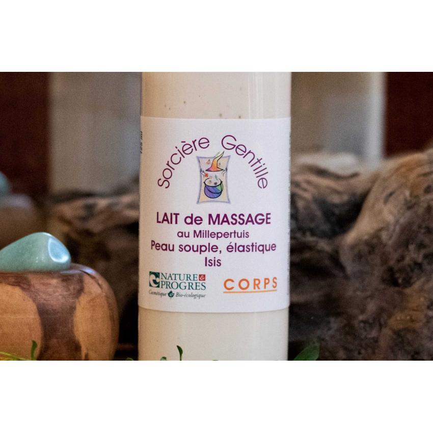 Lait de Massage Isis , Peau Souple et Elastique