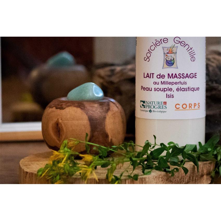 Lait de Massage Isis , Peau Souple et Elastique