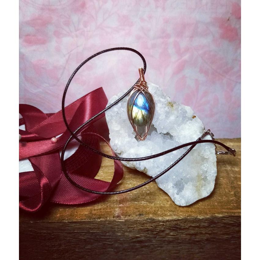 Pendentif Enül en labradorite