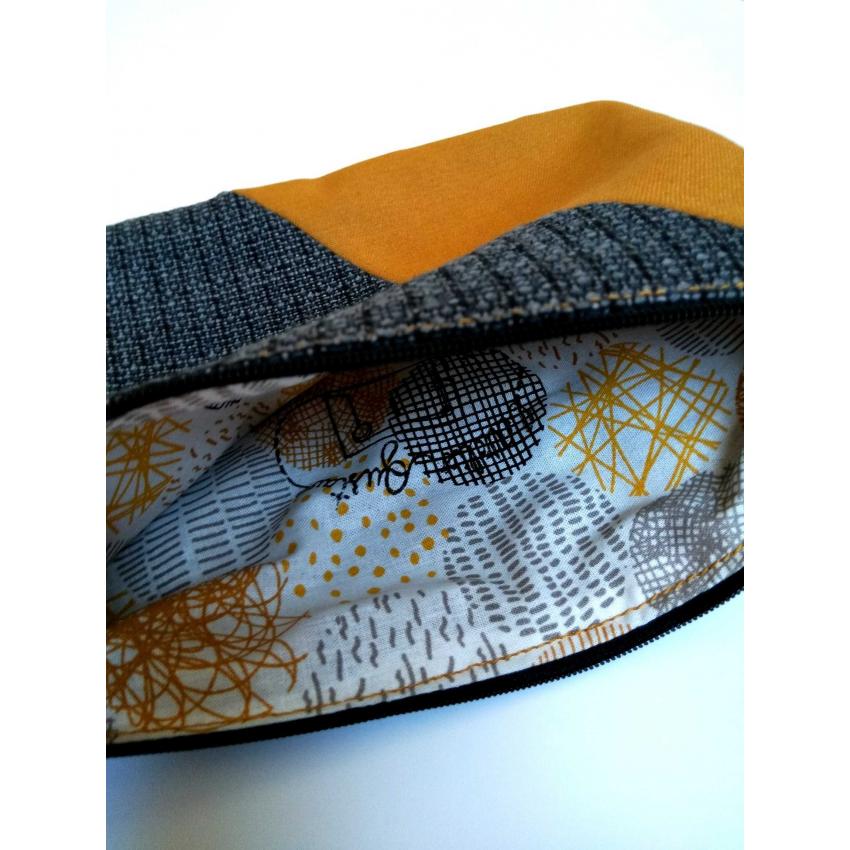 Pochette Grise et Moutarde - Diagonale