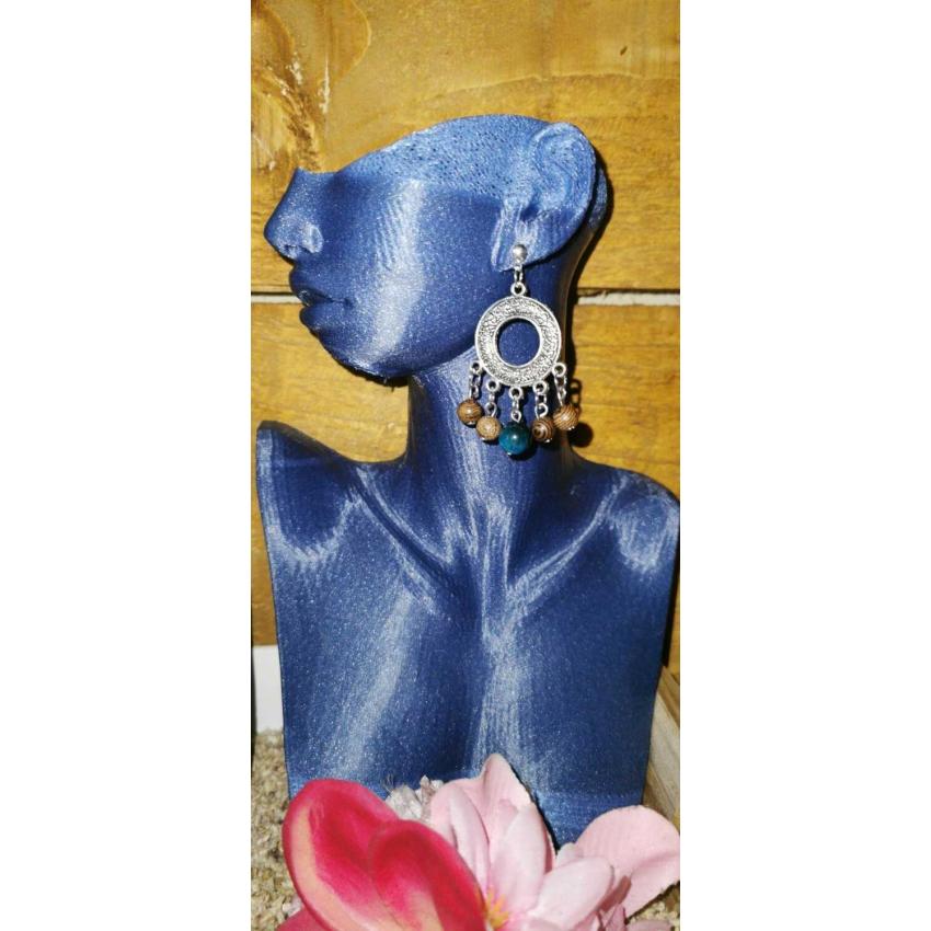 Boucles d'oreilles maya