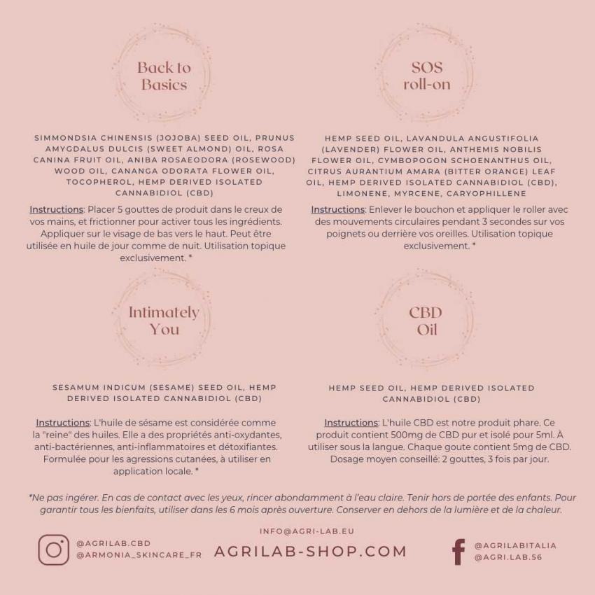 THE BOX: huiles visage + corps + roll-on