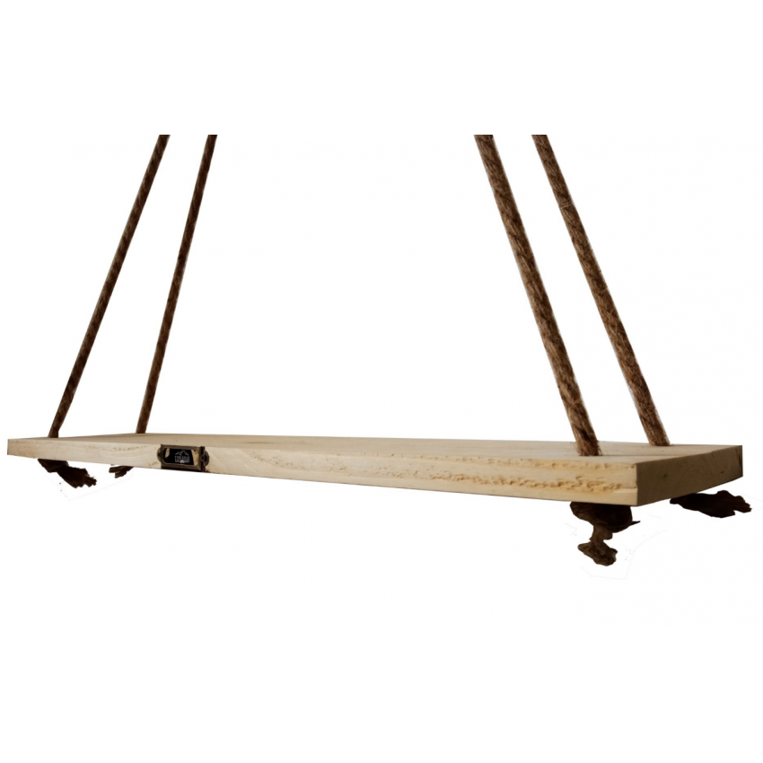 Etagère bohème suspendue en pin massif