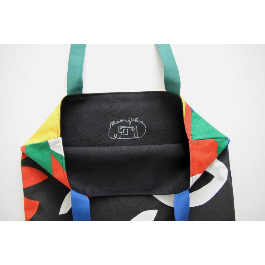 Sac Cabas tissu - multicolore