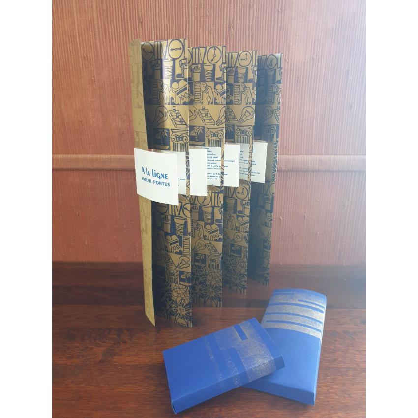 A la ligne - livre d'artiste