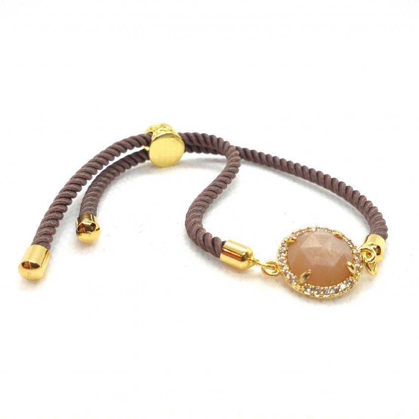 Bracelet en pierre du soleil naturelle