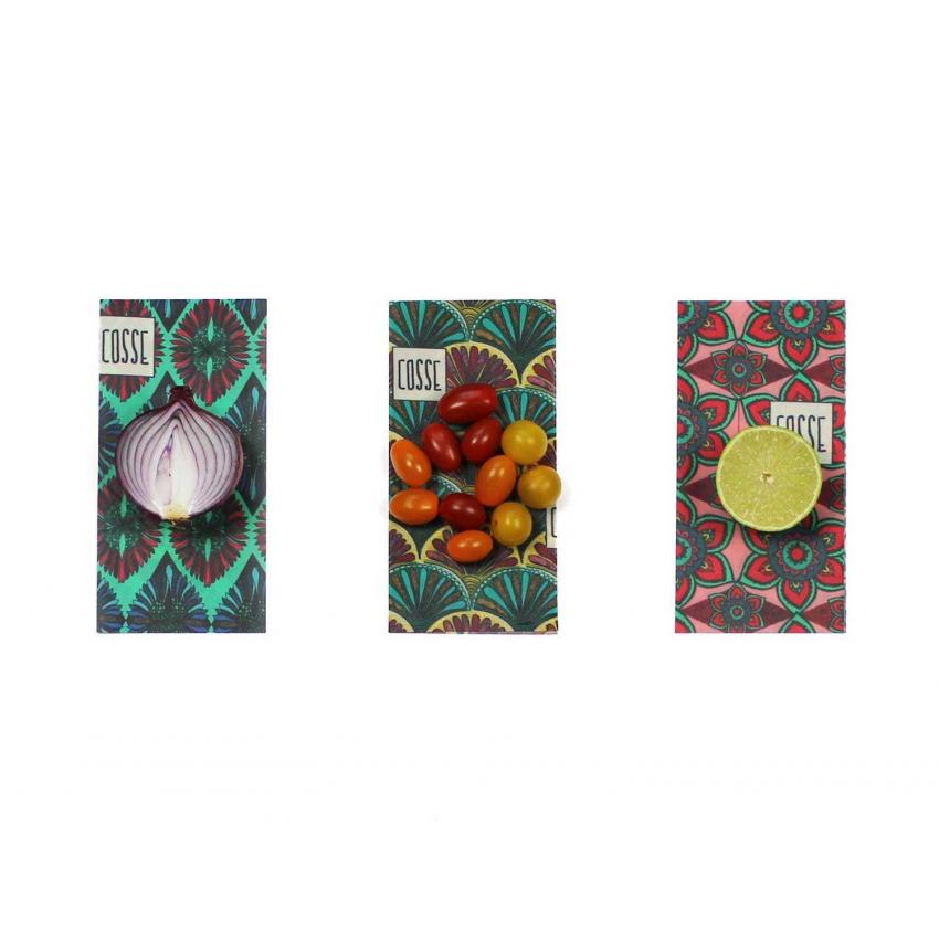 3 Emballages alimentaires Cosses XS