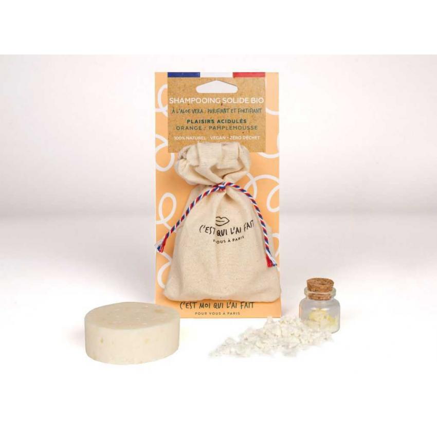 SHAMPOOING SOLIDE BIO A L'ALOE VERA 65 G