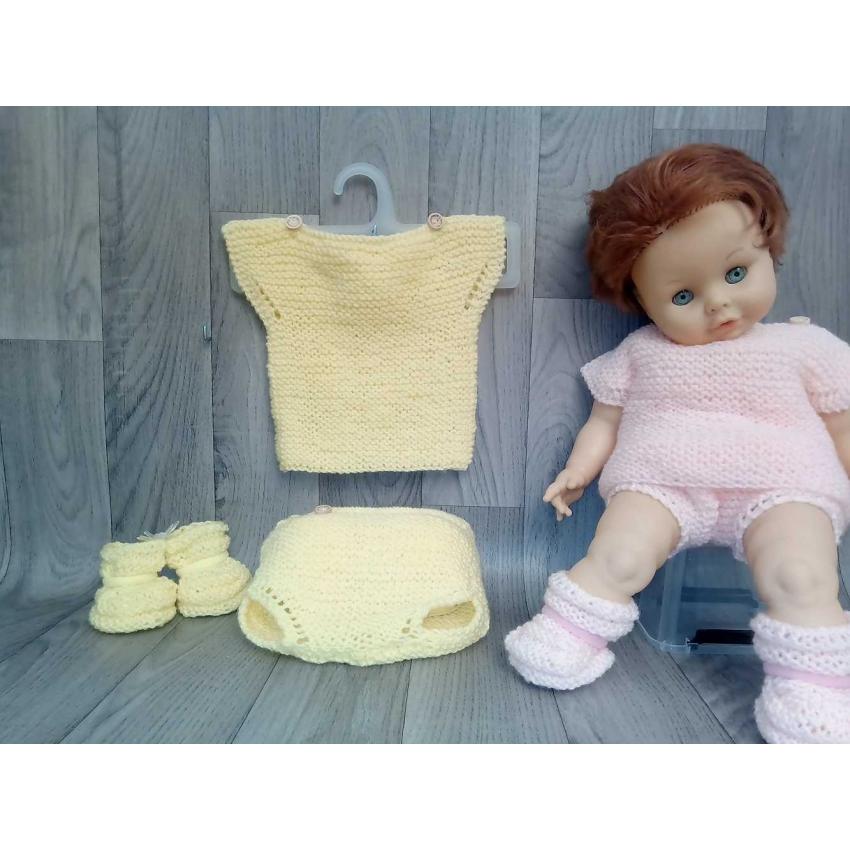 T-pull + culotte + chaussons taille 1