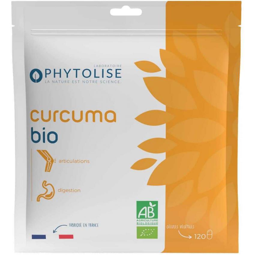Complément alimentaire Curcuma Bio - 120 gélules