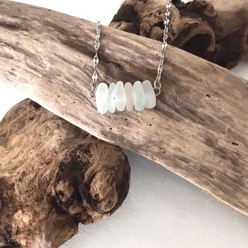 Collier Rivage Blanc #1