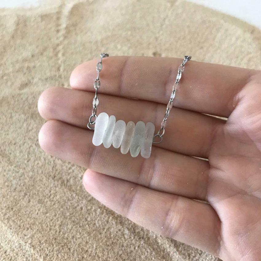 Collier Rivage Blanc #1