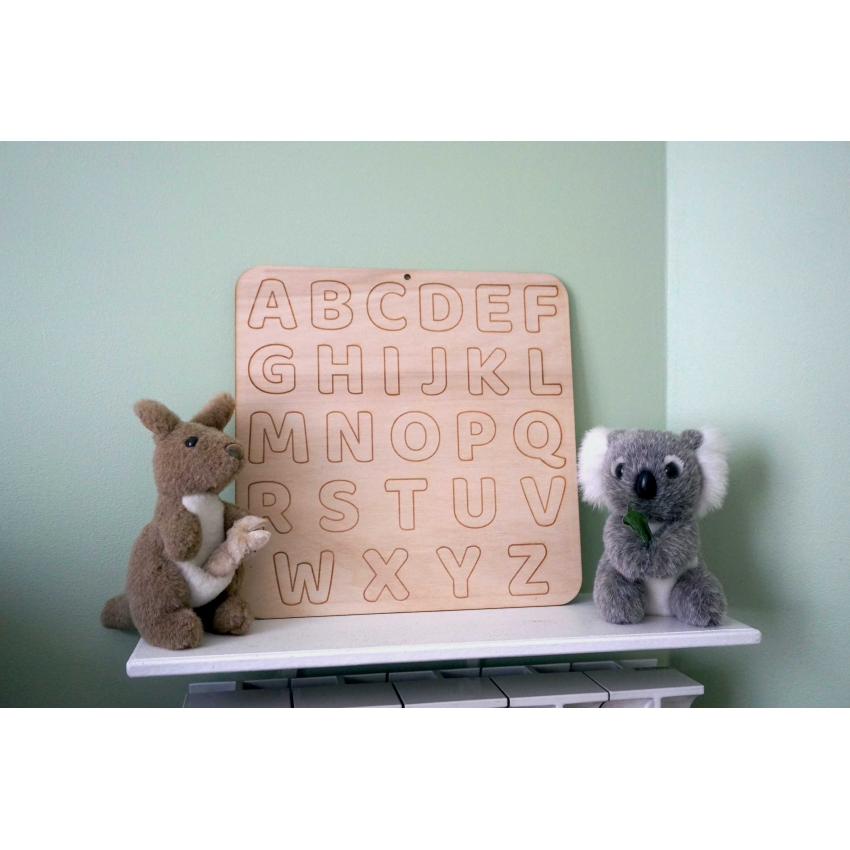 Mon premier abécédaire coloriable en bois