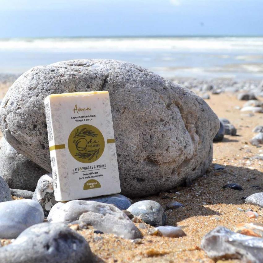 Savon solide Avena – Lait & Poudre d’Avoine – Sans HE