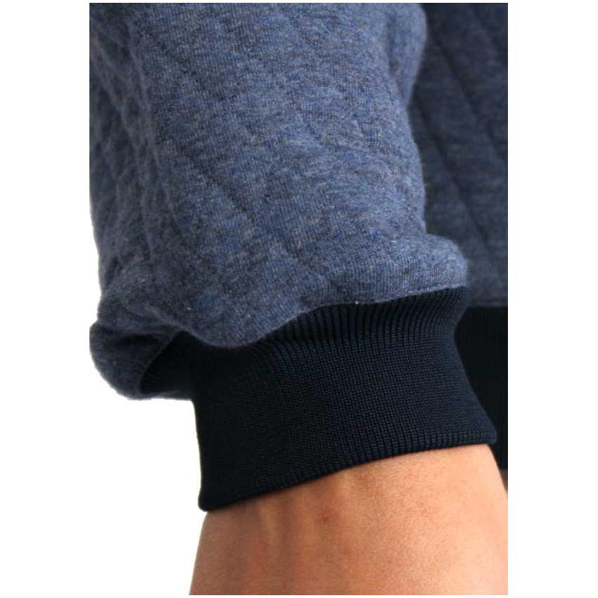 SweaTsaï Ouaga Indigo matelassé