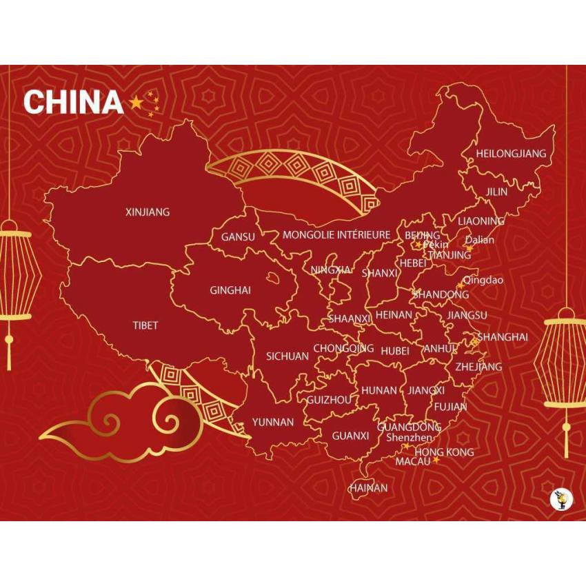 Carte de Chine - Sofia