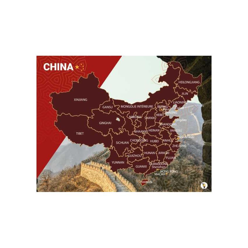 Carte de Chine - Iris