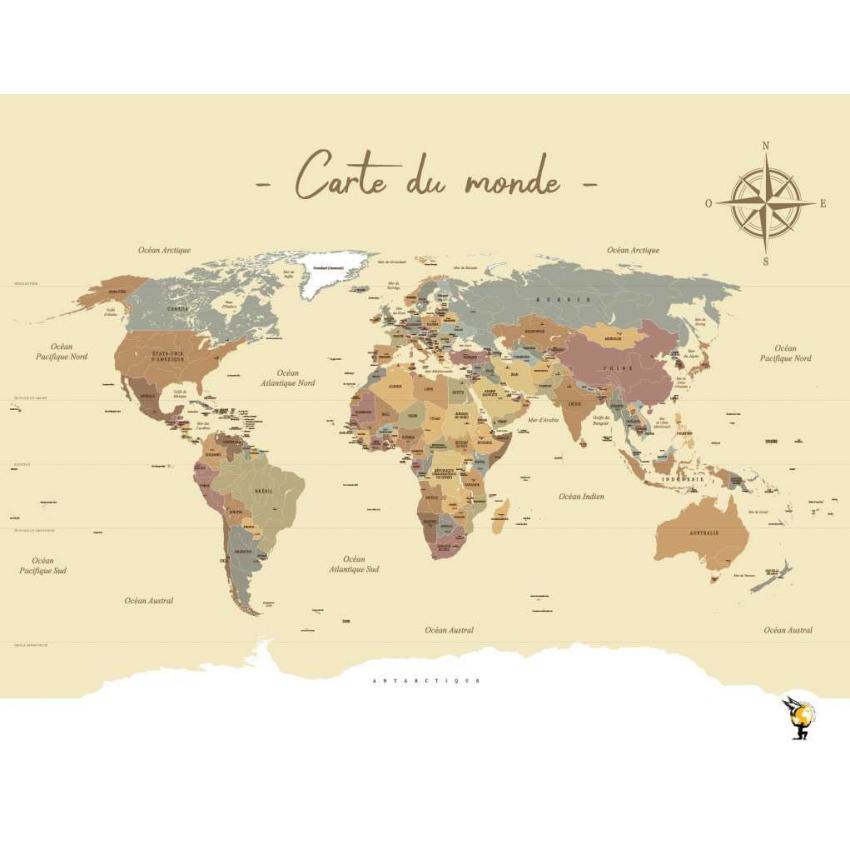 Carte du monde - Chloé