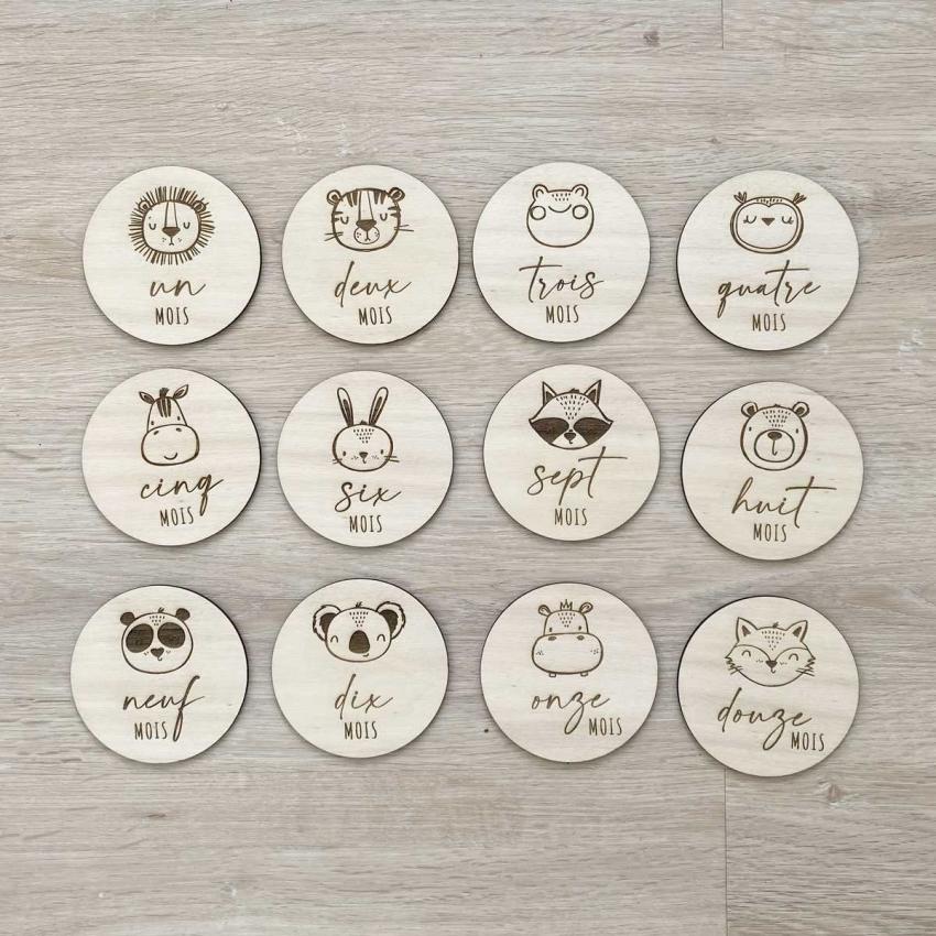 Cartes étapes animaux