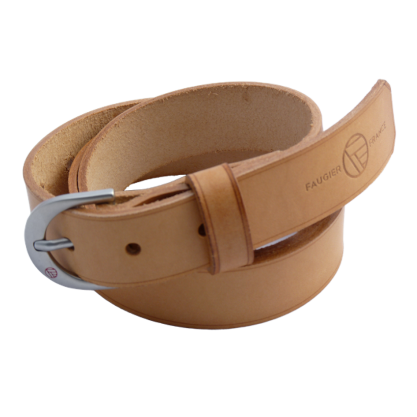 CEINTURE CUIR L'INDISPENSABLE 3CM NATURELLE