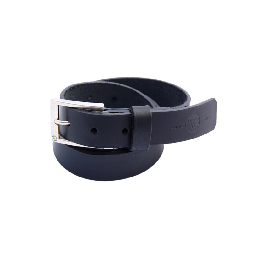 CEINTURE CUIR L'INDISPENSABLE 3CM NOIRE