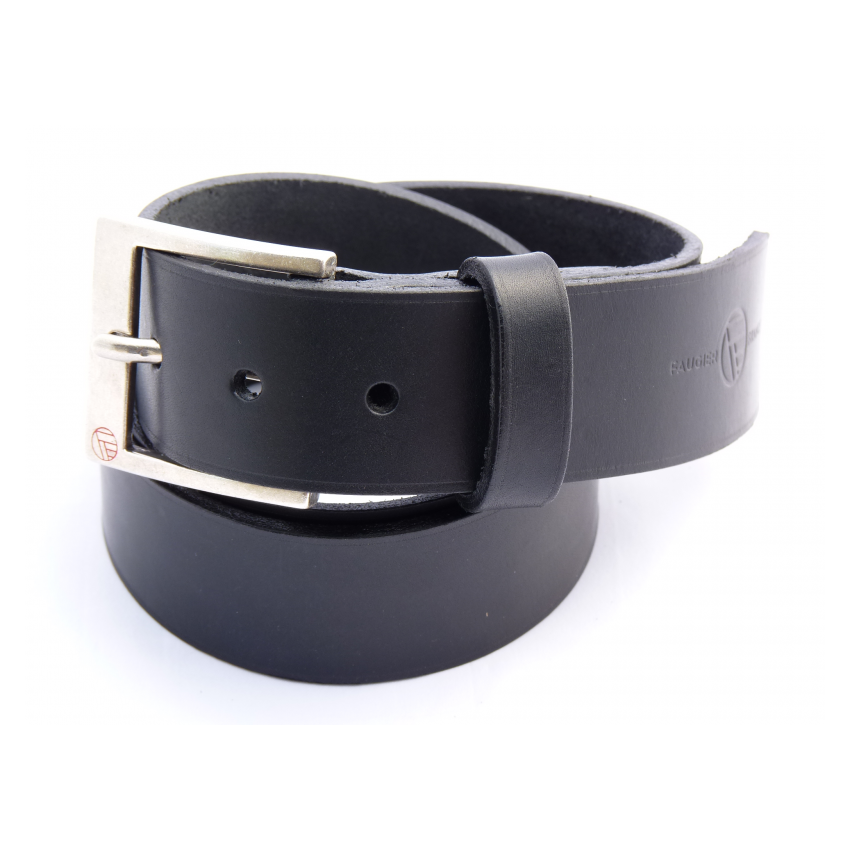 CEINTURON CUIR LEGEND 4CM NOIR