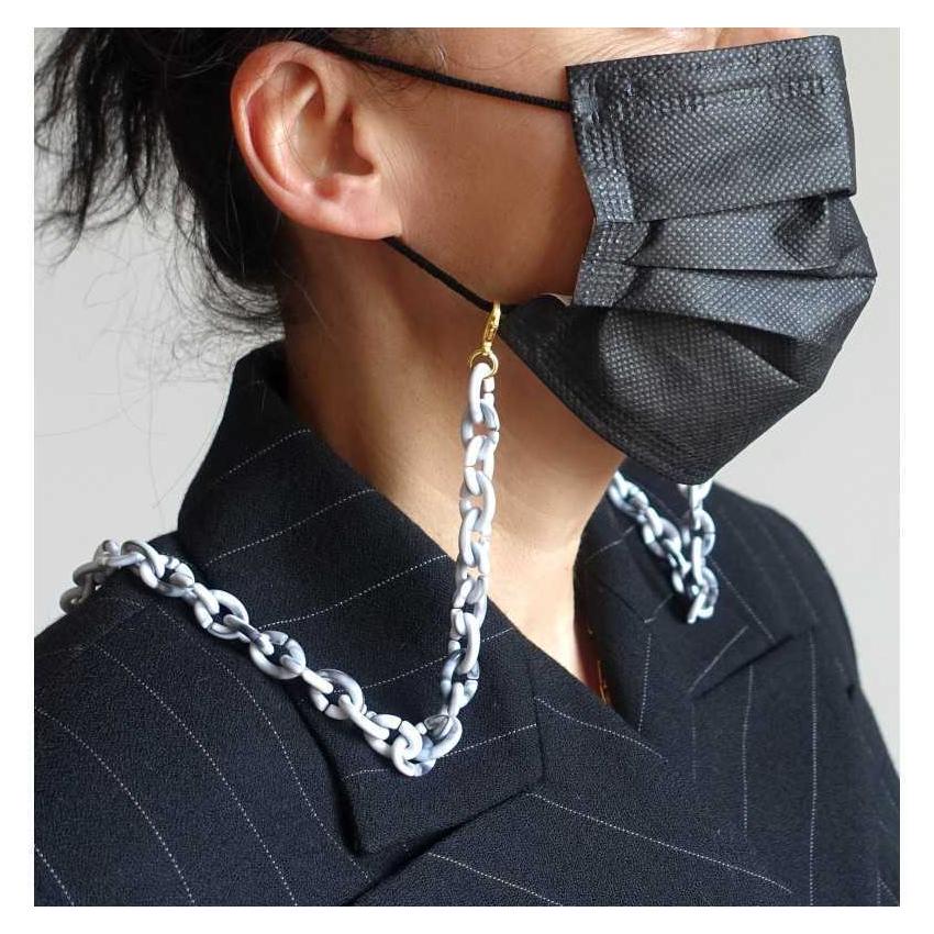 Chaîne de masque/lunettes Vanessa marbré