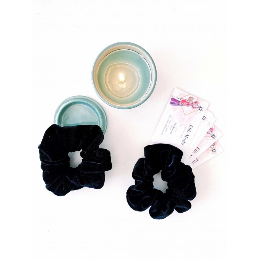 Chouchou velours noir