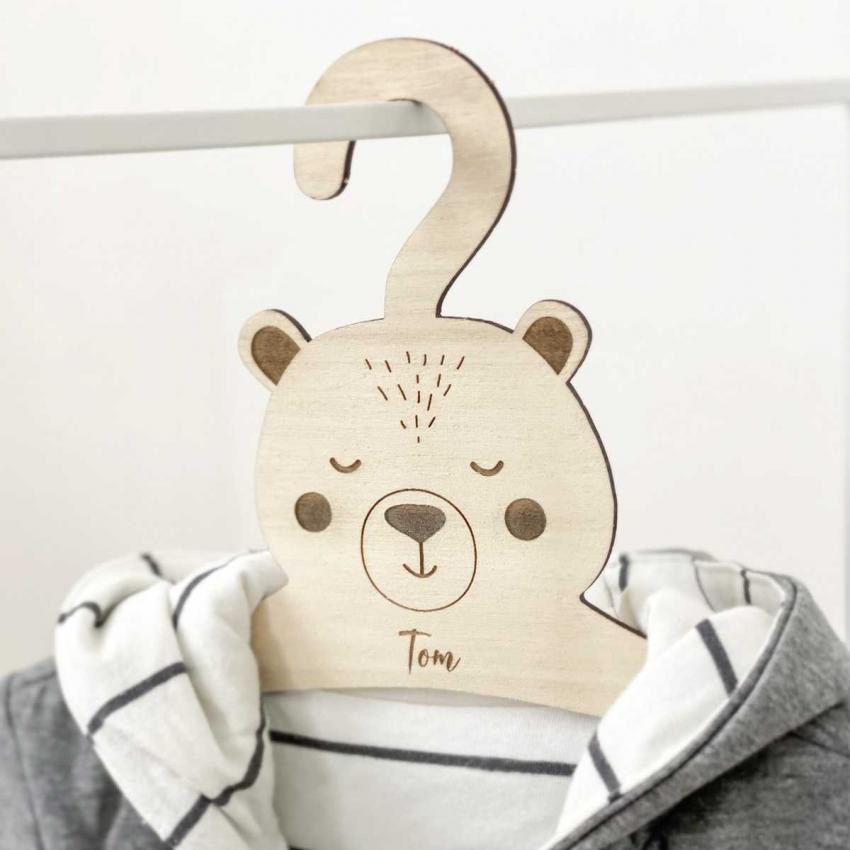 Cintre ours pour bébé