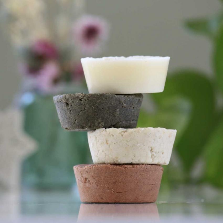 Coffret Cheveux Zéro Déchet – 3 shampoings et 1 soin