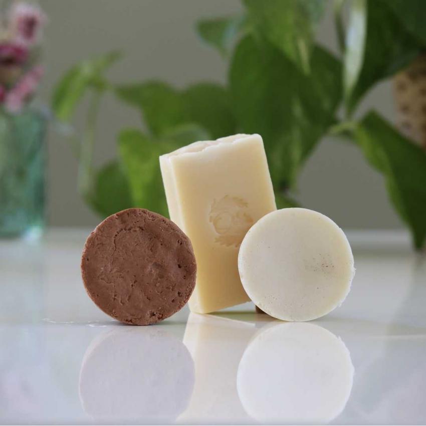 Coffret Zéro Déchet Amande corps & cheveux naturel – huile & lait d’Amande