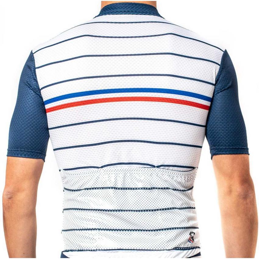 Maillot Vélo Marinière Mesh2Dry