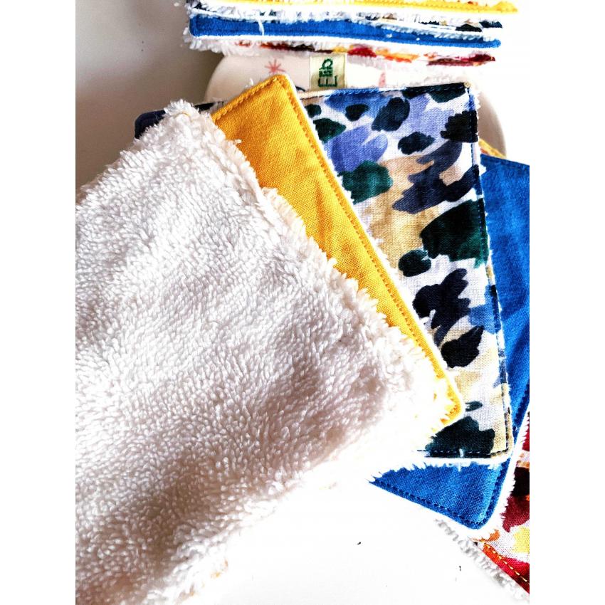 Cotons démaquillants aquarelles