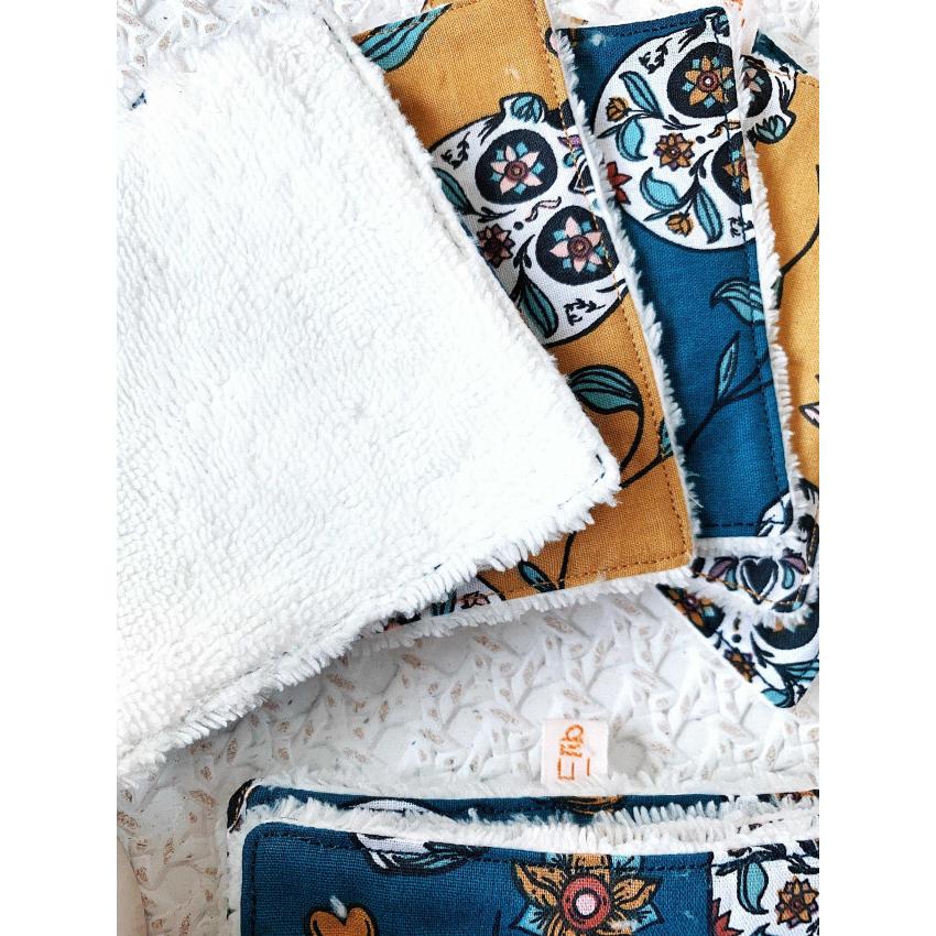 Cotons démaquillants tête de mort