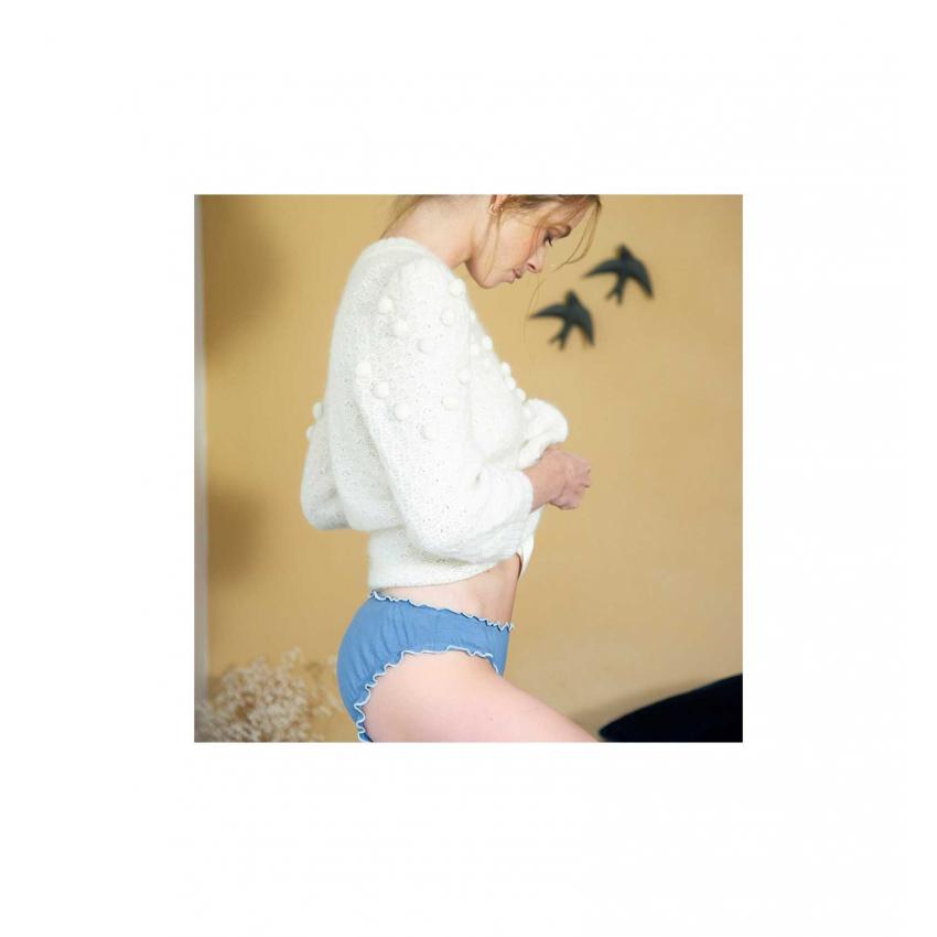 Culotte Coton Bio Froufrou Océan - Ressource