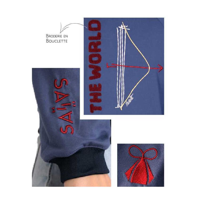 Sweat Archétype Indigo Dos