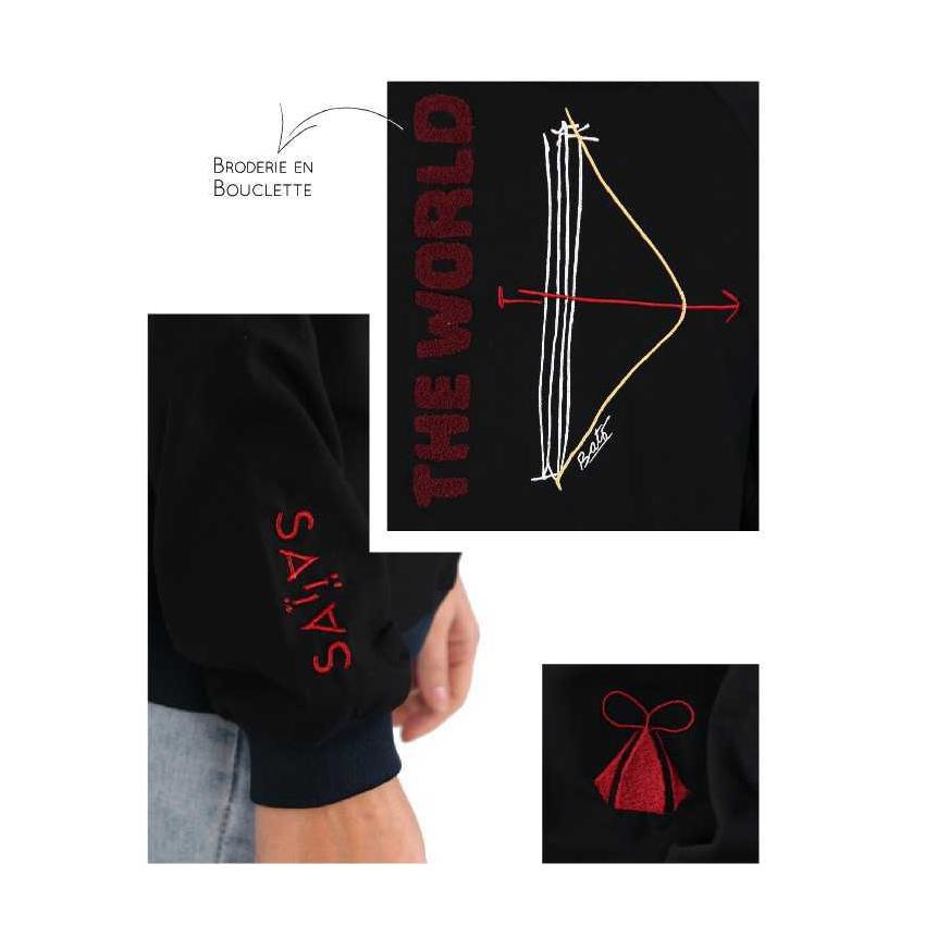 Sweat Archétype Noir Dos