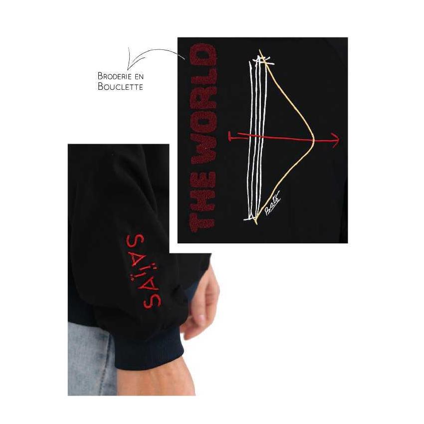 Sweat Archétype Noir Face