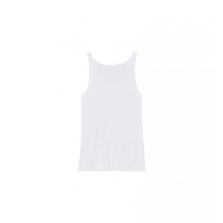 Débardeur Femme Coton Bio Blanc - Ressource
