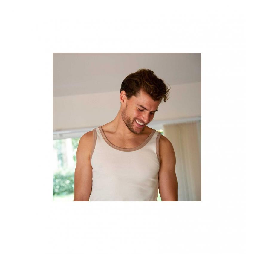 Débardeur Marcel Coton Bio Naturel - Ressource