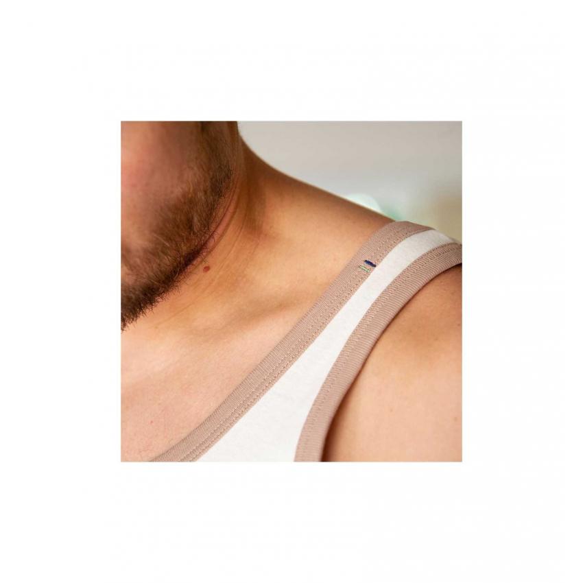 Débardeur Marcel Coton Bio Naturel - Ressource