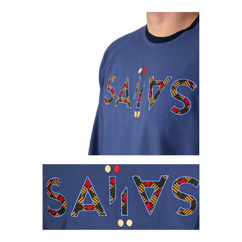 Sweat éco-responsable mixte Indigo ⎮ Koudougou Face