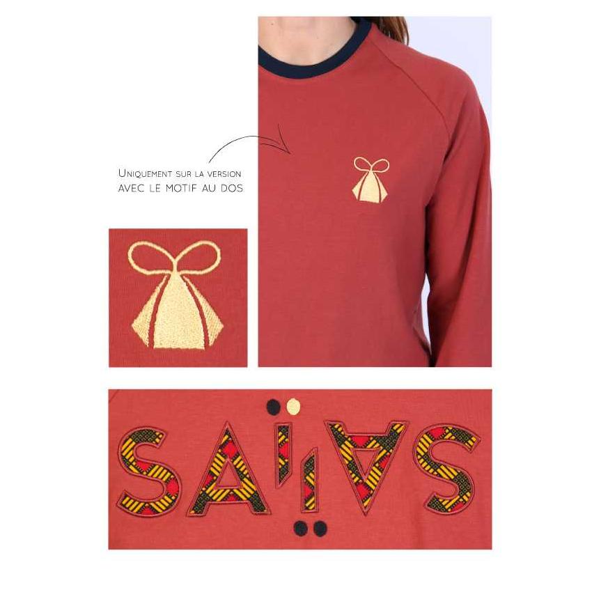 Sweat éco-responsable mixte Tomette ⎮ Koudougou Dos