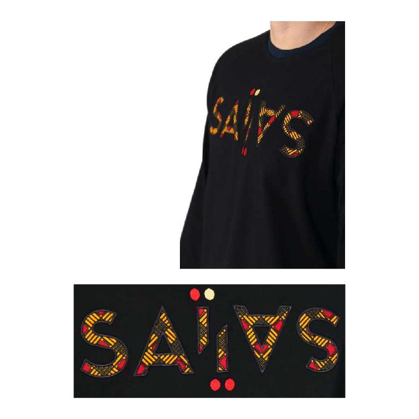 Sweat éco-responsable mixte Noir ⎮ Koudougou Face